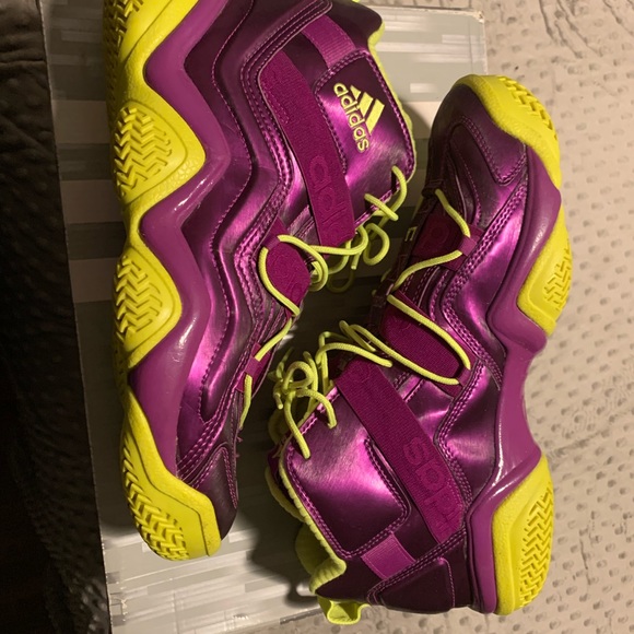 Adidas top ten 2000 L.A. lakers colors size 13 mens *EUC* - Picture 1 of 7